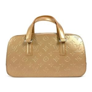 LOUIS VUITTON Beige Monogram Leather Tote Bag